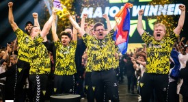 主场作战！欧洲VIT战队承载赛区最后希望，现场观众呼声震天。